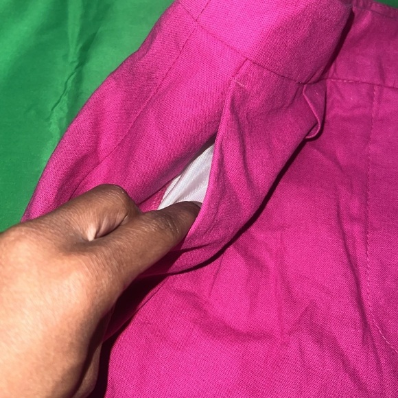 Zara Linen Blended Shorts size Small - Picture 3 of 6